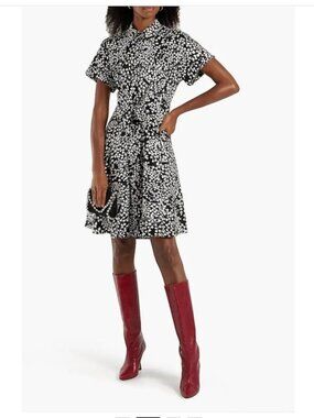 DIANE VON Furstenberg DVF Women's Albus Print Dress Size 6